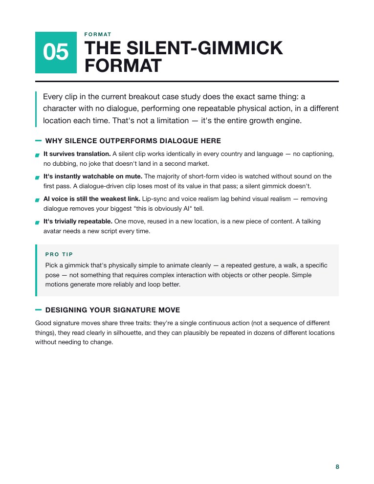 Sample page from The AI Avatar Blueprint